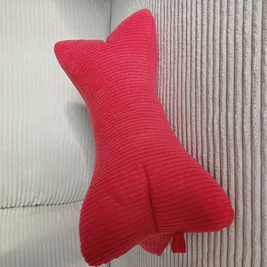 Lese-Knochen  "Cordsamt -Rot"